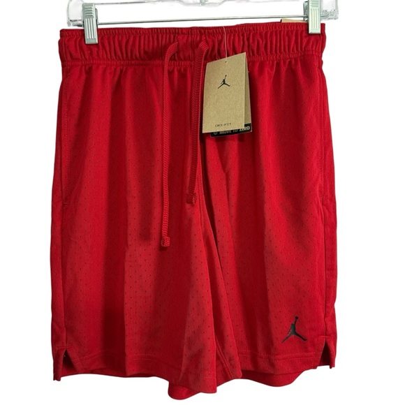 Nike NWT Jordan Standard Fit Active Athletic Dri-Fit Red Men’s Shorts Size Small - Picture 1 of 6